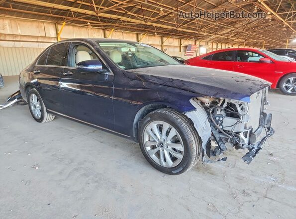 55SWF8EB3KU319736 2019 MERCEDES-BENZ C Blue Առջևի աջ