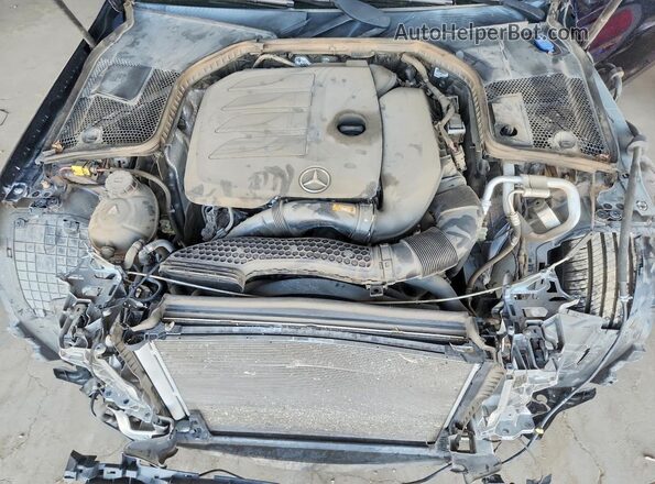55SWF8EB3KU319736 2019 MERCEDES-BENZ C Blue Սալոնի հետևի տեսք