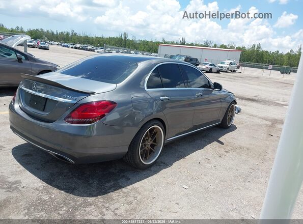 55SWF8EB4KU285435 2019 MERCEDES-BENZ C-CLASS Gray Rear right