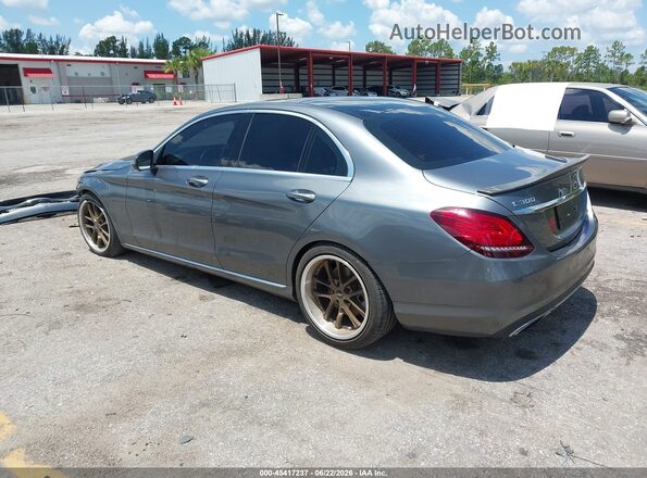55SWF8EB4KU285435 2019 MERCEDES-BENZ C-CLASS Gray Rear left