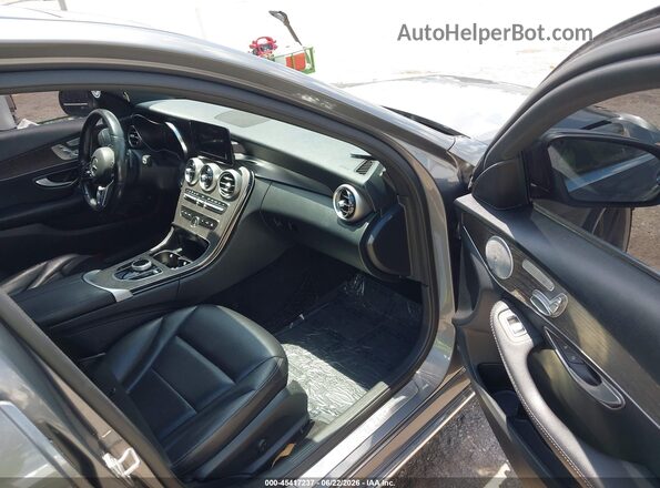55SWF8EB4KU285435 2019 MERCEDES-BENZ C-CLASS Gray Front interior view