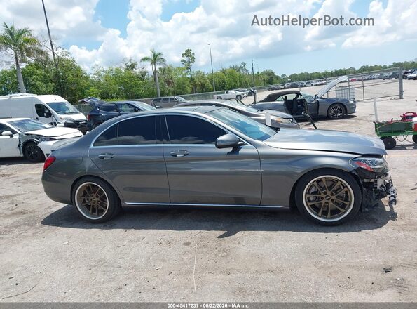55SWF8EB4KU285435 2019 MERCEDES-BENZ C-CLASS Gray 360 interior view