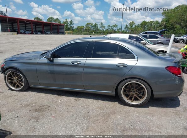 55SWF8EB4KU285435 2019 MERCEDES-BENZ C-CLASS Gray 