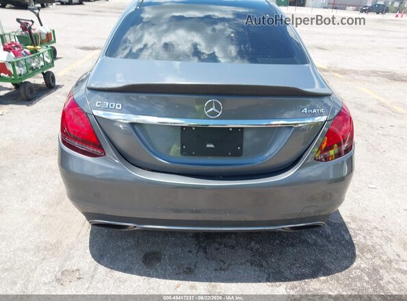 55SWF8EB4KU285435 2019 MERCEDES-BENZ C-CLASS Gray 