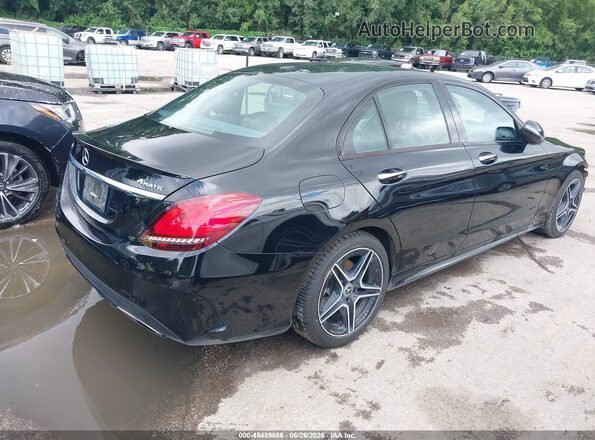 55SWF8EB4KU309183 2019 MERCEDES-BENZ C-CLASS Black Հետևի աջ