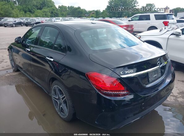 55SWF8EB4KU309183 2019 MERCEDES-BENZ C-CLASS Black Հետևի ձախ