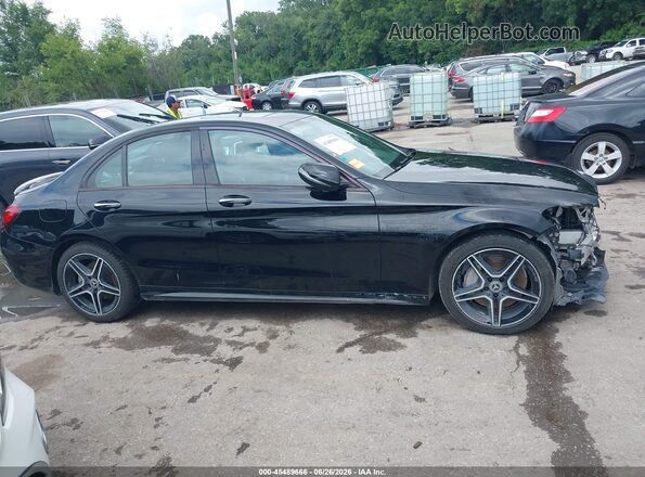 55SWF8EB4KU309183 2019 MERCEDES-BENZ C-CLASS Black Սալոնի հետևի տեսք