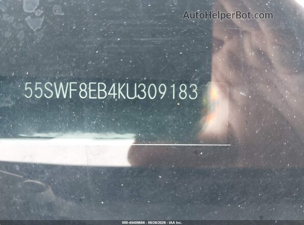 55SWF8EB4KU309183 2019 MERCEDES-BENZ C-CLASS Black Շարժիչի բաժամունքի տեսք