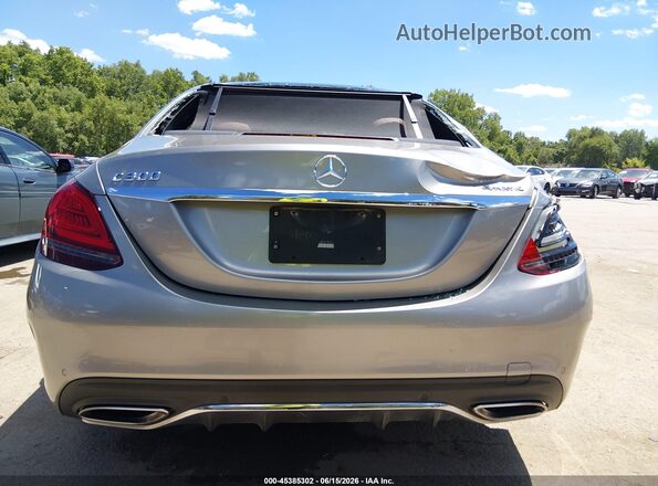 55SWF8EB5KU271463 2019 MERCEDES-BENZ C-CLASS Beige Front view