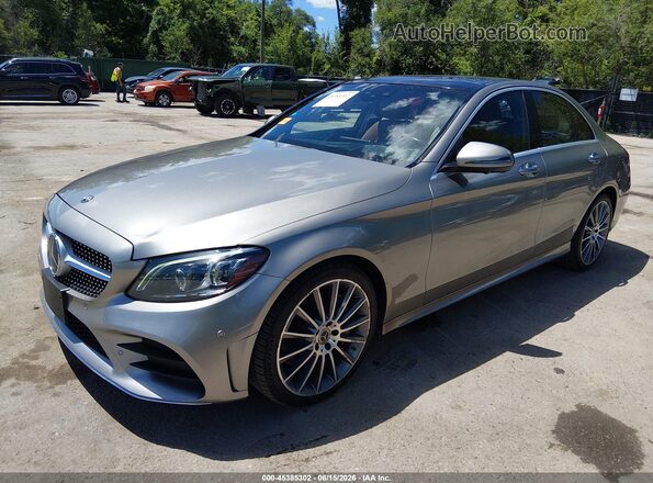 55SWF8EB5KU271463 2019 MERCEDES-BENZ C-CLASS Beige Front left