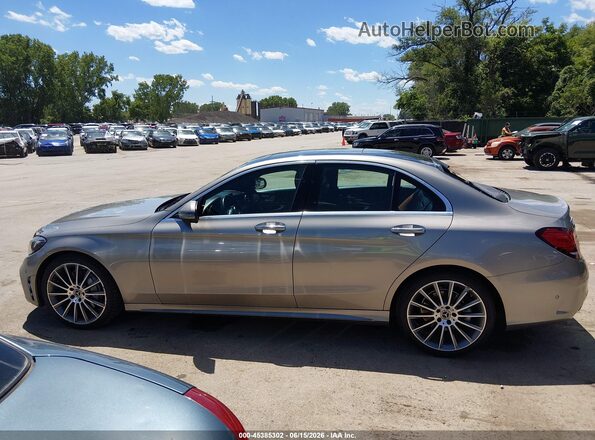 55SWF8EB5KU271463 2019 MERCEDES-BENZ C-CLASS Beige 360 interior view