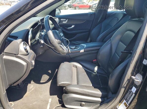 55SWF8EB5LU325698 2020 MERCEDES-BENZ C Black Vista interior delantera