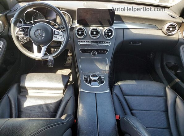 55SWF8EB5LU325698 2020 MERCEDES-BENZ C Black Vista del salpicadero