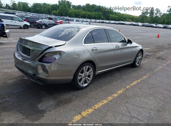 55SWF8EB6KU304664 2019 MERCEDES-BENZ C-CLASS Серебряный Задняя правая четверть