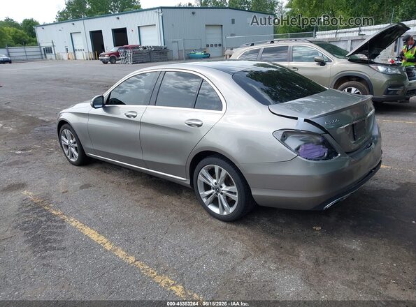 55SWF8EB6KU304664 2019 MERCEDES-BENZ C-CLASS Серебряный Задняя левая четверть