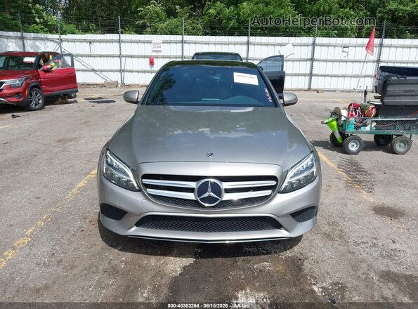 55SWF8EB6KU304664 2019 MERCEDES-BENZ C-CLASS Серебряный Вид щитка приборов
