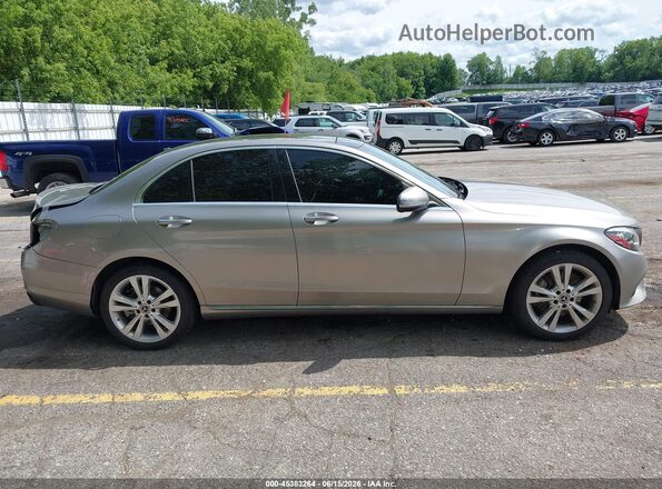 55SWF8EB6KU304664 2019 MERCEDES-BENZ C-CLASS Серебряный Вид задней части салона