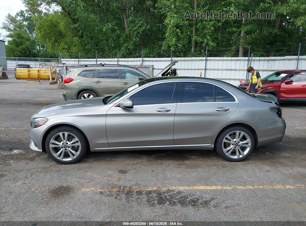 55SWF8EB6KU304664 2019 MERCEDES-BENZ C-CLASS Серебряный Панорамный вид салона 360°
