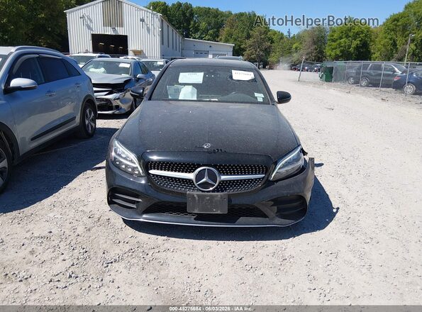 55SWF8EB7LU327744 2020 MERCEDES-BENZ C-CLASS Черный Вид задней части салона