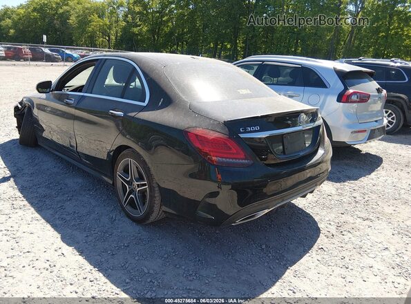 55SWF8EB7LU327744 2020 MERCEDES-BENZ C-CLASS Черный Задняя левая четверть