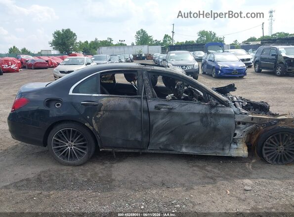 55SWF8EB8KU302589 2019 MERCEDES-BENZ C-CLASS Черный Вид задней части салона