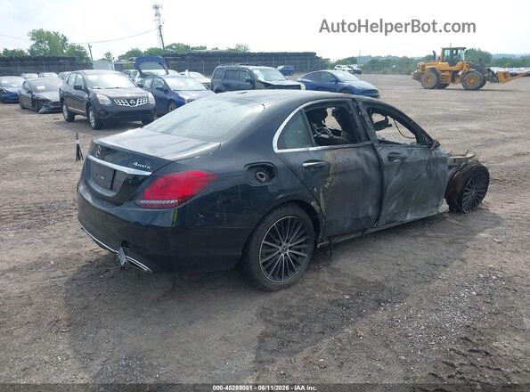 55SWF8EB8KU302589 2019 MERCEDES-BENZ C-CLASS Черный Задняя правая четверть