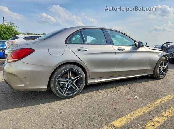 55SWF8EB8LU324948 2020 MERCEDES-BENZ C Silver Tył prawy