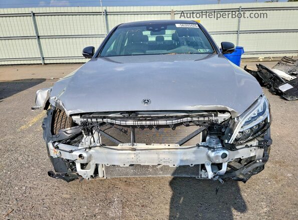 55SWF8EB8LU324948 2020 MERCEDES-BENZ C Silver Widok z przodu