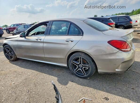 55SWF8EB8LU324948 2020 MERCEDES-BENZ C Silver Tył lewy