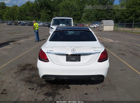 55SWF8EB9KU287701 2019 MERCEDES-BENZ C-CLASS Белый 