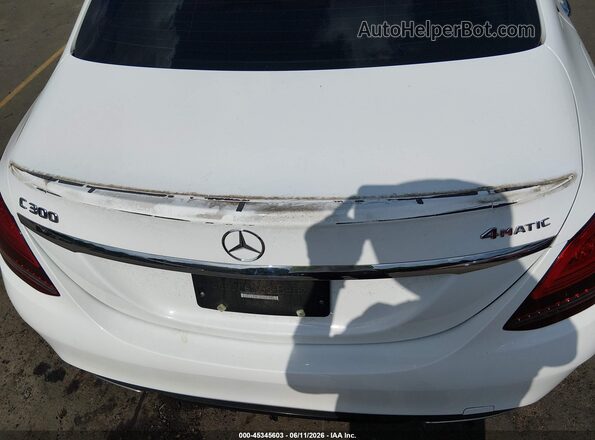 55SWF8EB9KU287701 2019 MERCEDES-BENZ C-CLASS Белый 