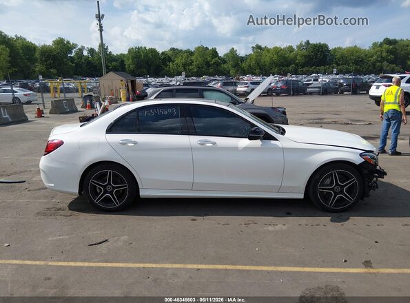 55SWF8EB9KU287701 2019 MERCEDES-BENZ C-CLASS Белый Панорамный вид салона 360°
