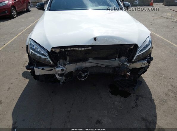 55SWF8EB9KU287701 2019 MERCEDES-BENZ C-CLASS Белый Вид спереди