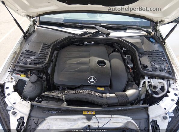 55SWF8EB9KU287701 2019 MERCEDES-BENZ C-CLASS Белый Вид сзади