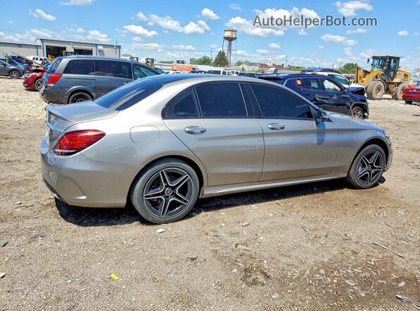 55SWF8EB9KU295474 2019 MERCEDES-BENZ C Серебряный Задняя правая четверть