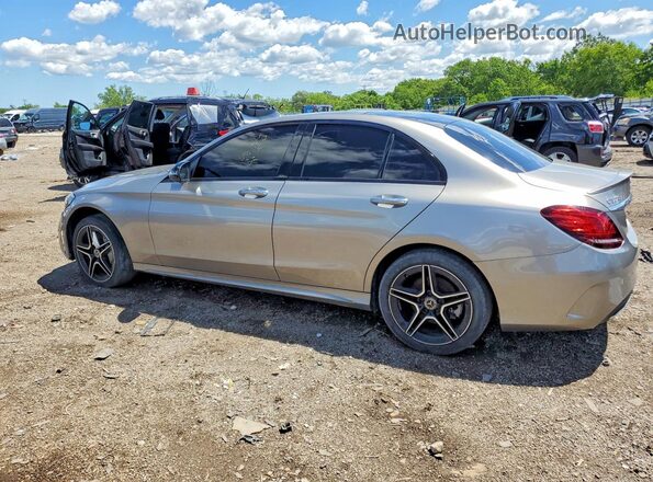 55SWF8EB9KU295474 2019 MERCEDES-BENZ C Серебряный Задняя левая четверть