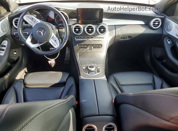 55SWF8EB9KU301855 2019 MERCEDES-BENZ C Silver Вид панелі приладів