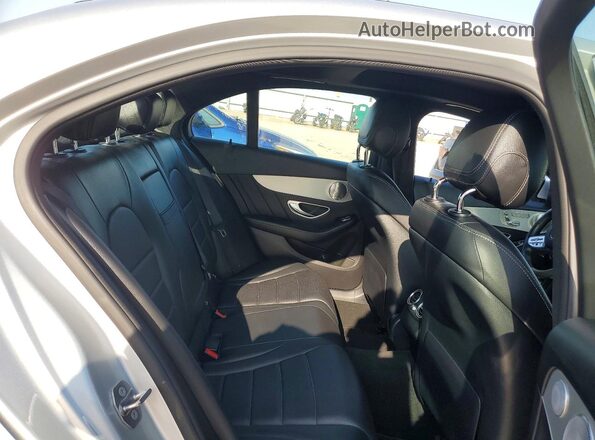 55SWF8EB9KU301855 2019 MERCEDES-BENZ C Silver Вид задніх сидінь