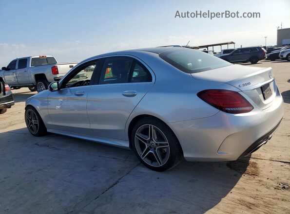 55SWF8EB9KU301855 2019 MERCEDES-BENZ C Silver Задня ліва чверть