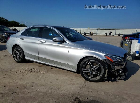 55SWF8EB9KU301855 2019 MERCEDES-BENZ C Silver Передня права чверть