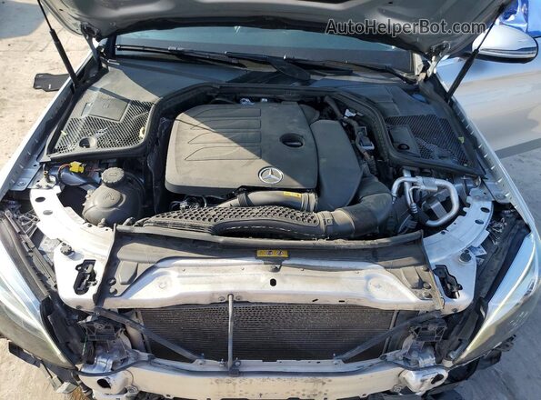 55SWF8EB9KU301855 2019 MERCEDES-BENZ C Silver Вид задньої частини салону
