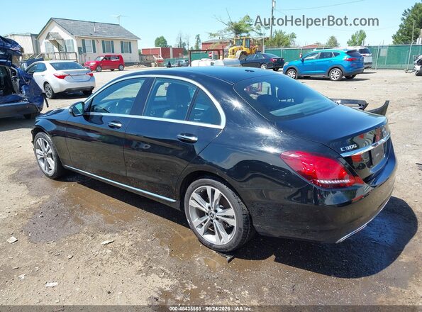55SWF8EB9KU321958 2019 MERCEDES-BENZ C-CLASS Black Rear left