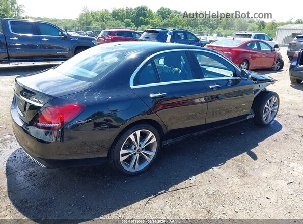 55SWF8EB9KU321958 2019 MERCEDES-BENZ C-CLASS Black Rear right