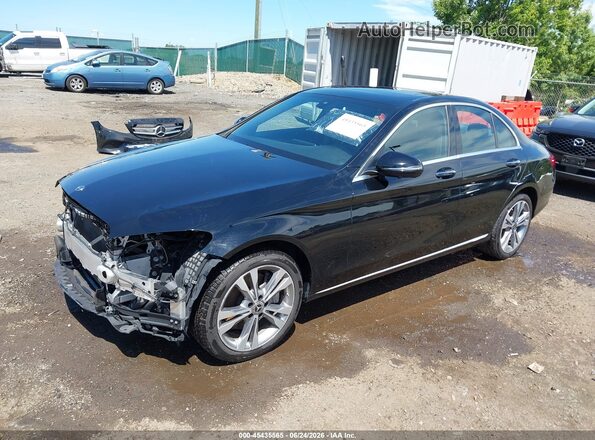 55SWF8EB9KU321958 2019 MERCEDES-BENZ C-CLASS Black Front left