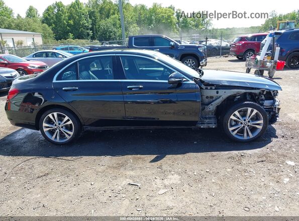 55SWF8EB9KU321958 2019 MERCEDES-BENZ C-CLASS Black Front view