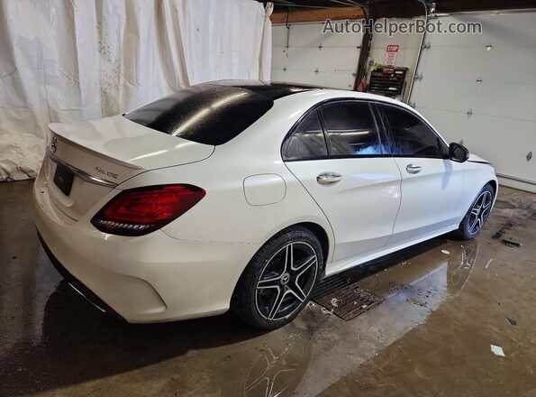 55SWF8EBXKU289277 2019 MERCEDES-BENZ C Белый Задняя правая четверть