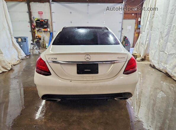 55SWF8EBXKU289277 2019 MERCEDES-BENZ C Белый Вид сзади