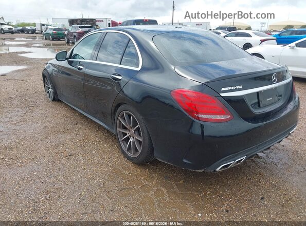 55SWF8GB0JU246126 2018 MERCEDES-BENZ AMG C 63 Black უკანა მარცხენა