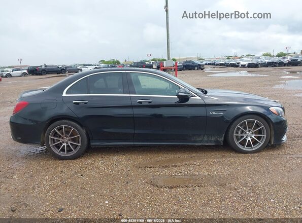 55SWF8GB0JU246126 2018 MERCEDES-BENZ AMG C 63 Black უკანა სალონის ხედი