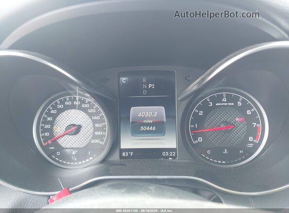 55SWF8GB0JU246126 2018 MERCEDES-BENZ AMG C 63 Black უკანა სავარძლების ხედი
